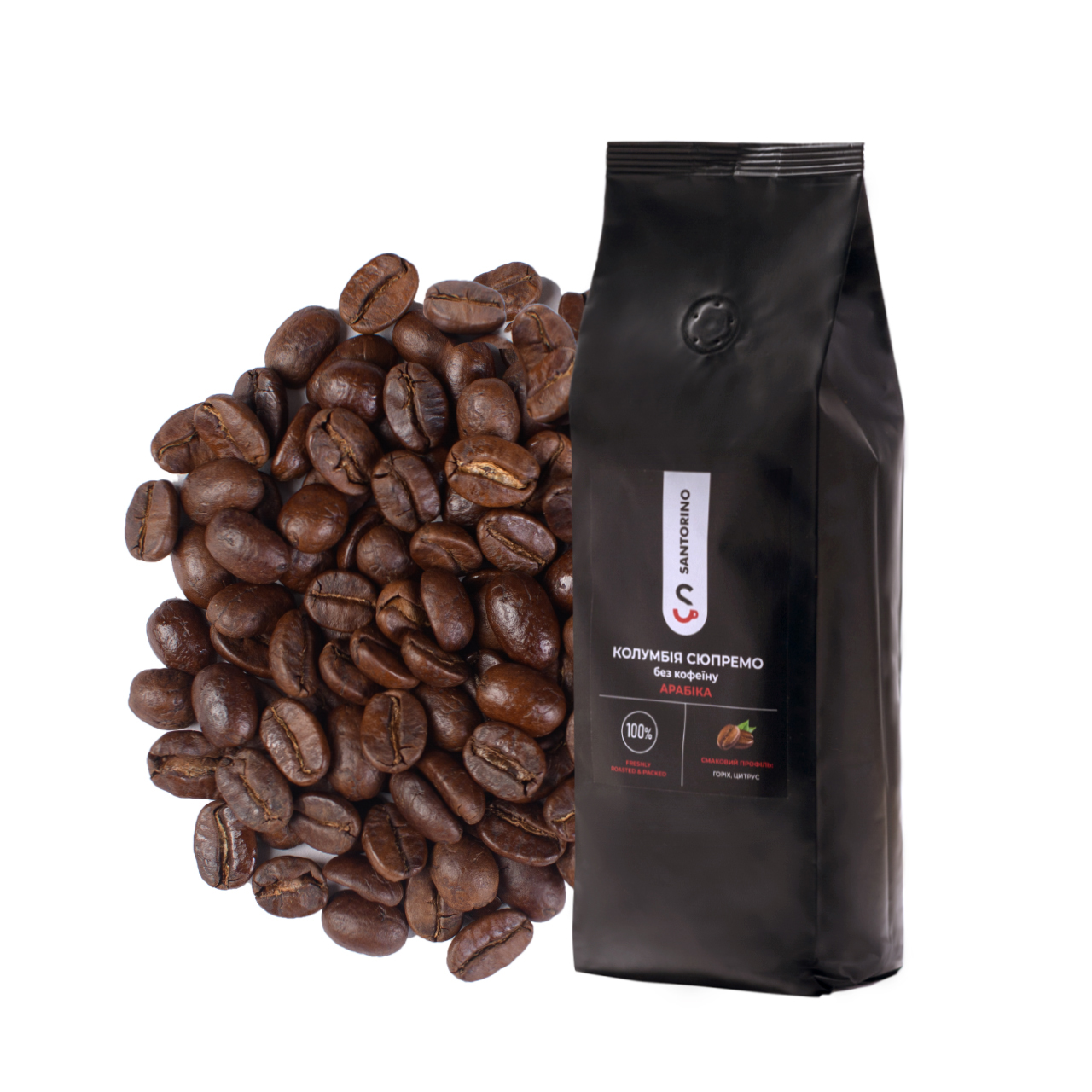 Арабика Колумбия Сюпремо без кофеина
